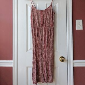 Patterned Midi Dress